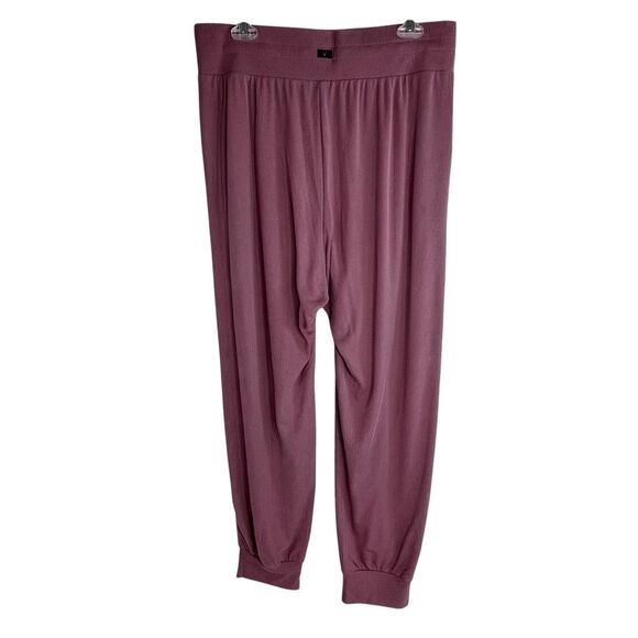 Victoria's Secret Womens Ribbed Drawstring Lounge Pants Dusty Rose Size Large - Picture 2 of 16